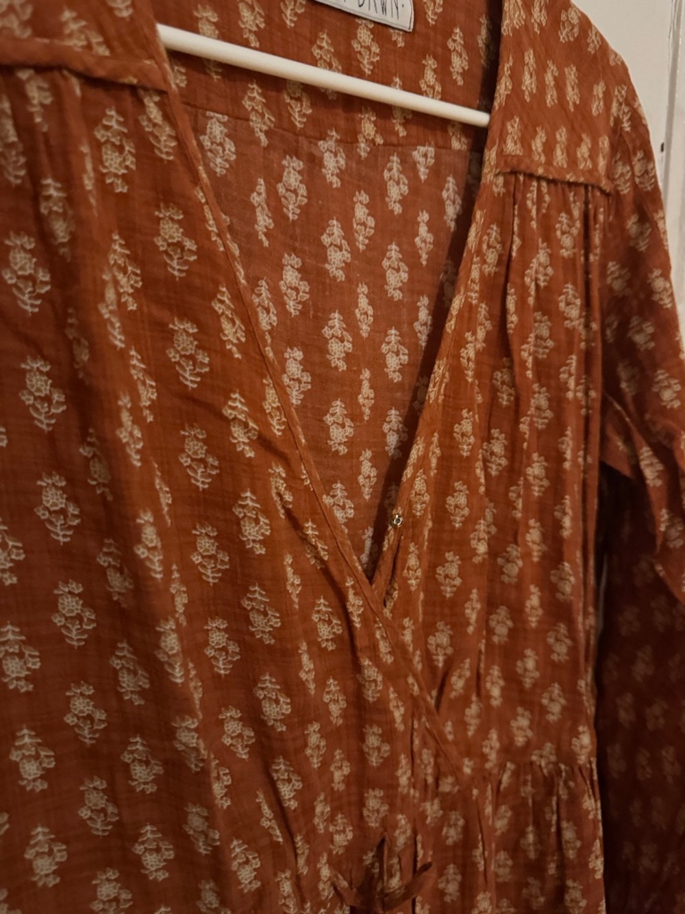 Lovely burnt orange Christy Dawn dress